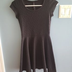 Black tshirt skater dress
